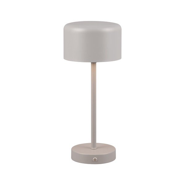 Veioză gri deschis LED cu intensitate reglabilă (înălțime 30 cm) Jeff – Reality-image-1