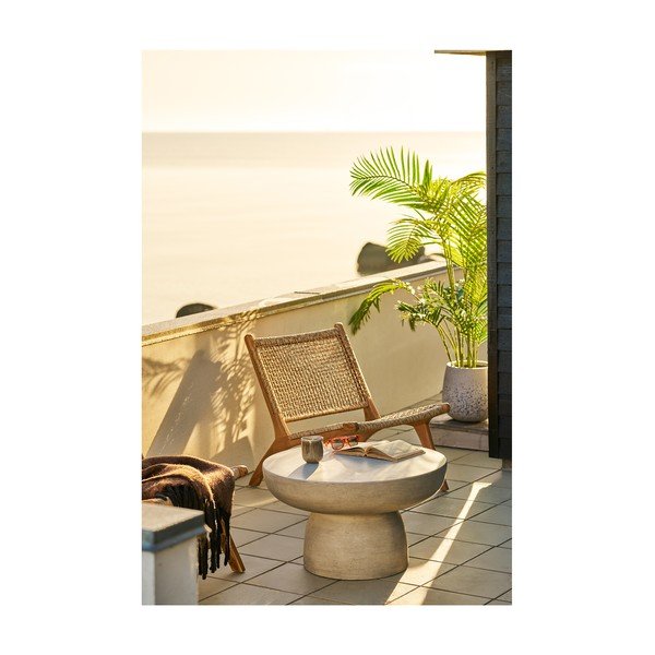 Măsuță de cafea pentru exterior rotundă din ceramică ø 60 cm Bonnet – House Nordic-image-3