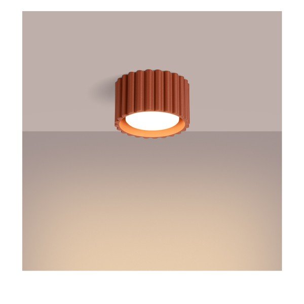 Spot teracotă din metal ø 10 cm Zora – Sollux-image-4