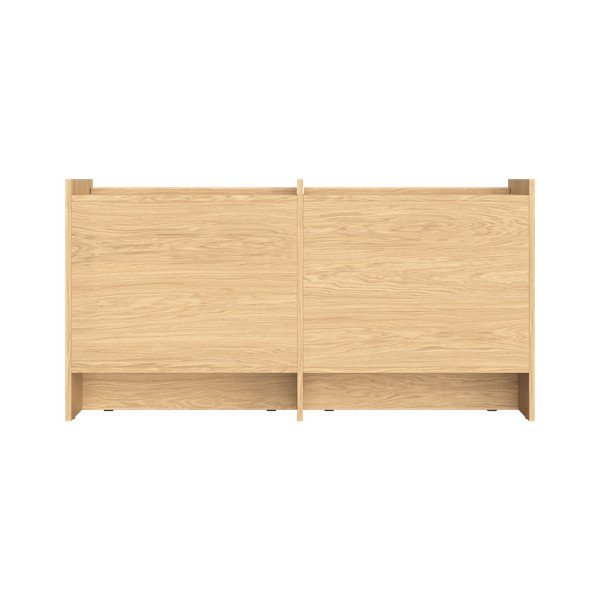 Comodă în culoare naturală cu aspect de lemn de stejar 146x76x51 cm Hido – noo.ma-image-4