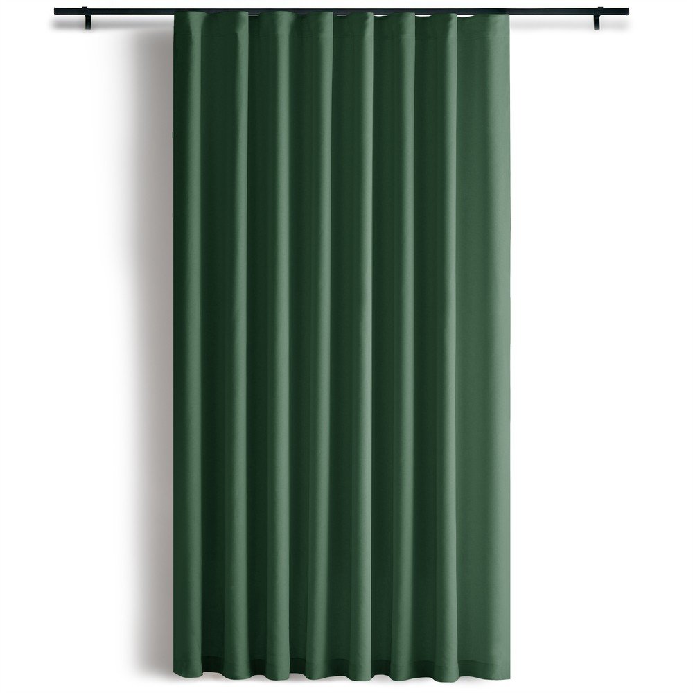 Draperie verde-închis dimout (semi-opacă) Calisto – Filumi