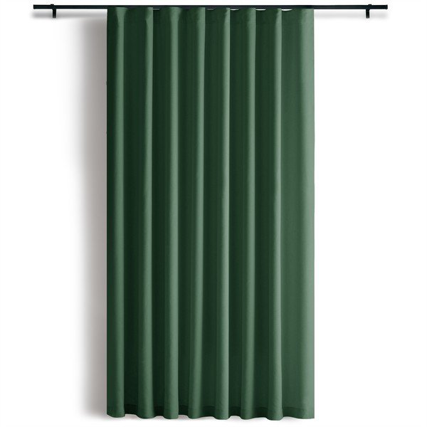 Draperie verde-închis dimout (semi-opacă) Calisto – Filumi