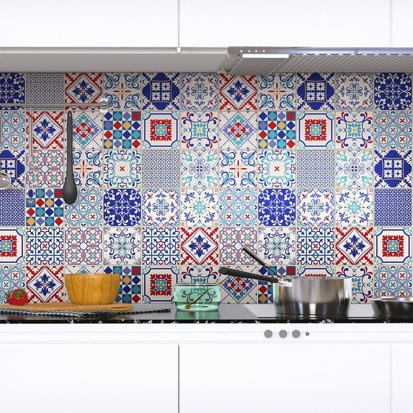 Set 60 autocolante Ambiance Azulejos Milonga, 15 x 15 cm-image-4