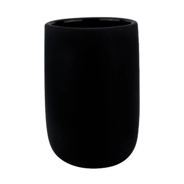 Perie de WC neagră din ceramică Lotus – Mette Ditmer Denmark