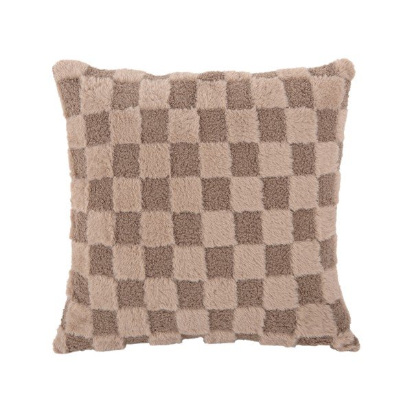 Pernă decorativă din micropluș/cocolino 45x45 cm Checker – PT LIVING