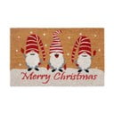 Covoraș de intrare din fibre de nucă de cocos 40x70 cm  cu model de Crăciun Christmas Gnomes – Hanse Home