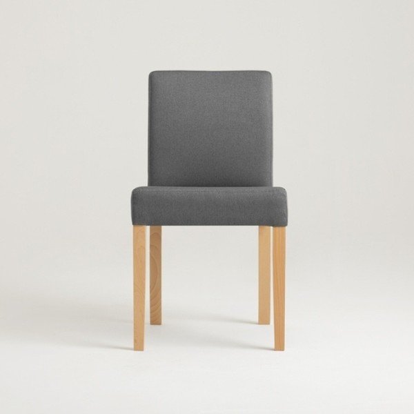 Scaun cu picioare de culoare naturală, Custom Form Wilton, gri-image-2