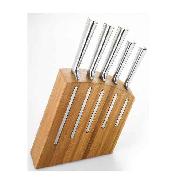 Set 5 cuțite cu suport Jean Dubost Kimono Bamboo-image-1