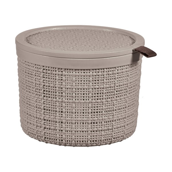 Coș de depozitare din plastic ø 17x13 cm Jute – Curver