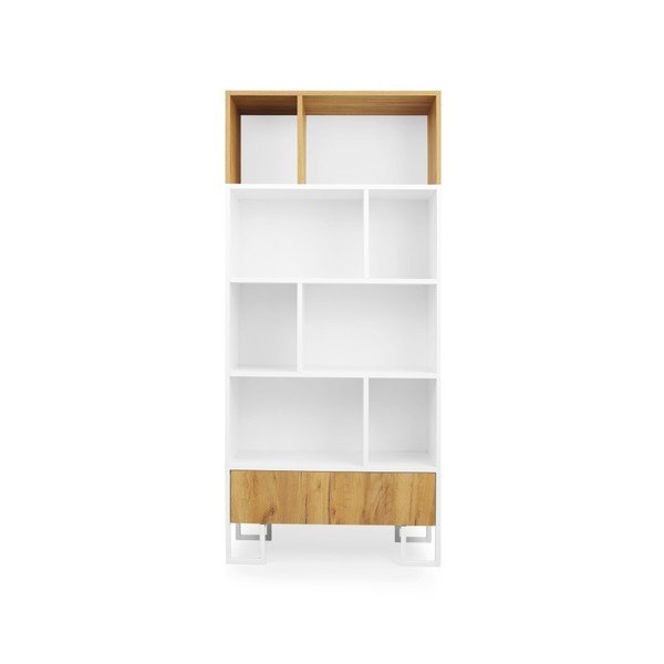 Bibliotecă din lemn de stejar SKANDICA Hesse-image-1