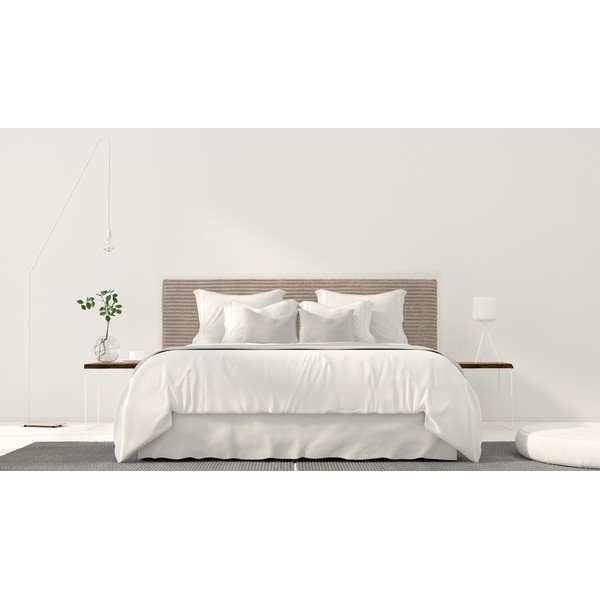 Tăblie de pat bej tapițată 145x52 cm Billie – Really Nice Things-image-1