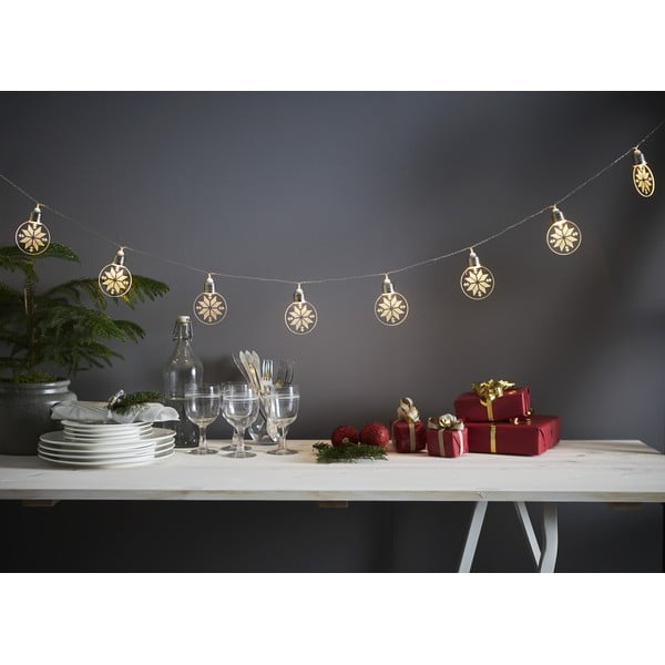 Ghirlandă luminoasă cu 10 de becuri, lungime 180 cm  de  Crăciun Ornament – Star Trading-image-4