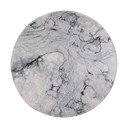 Covor gri deschis lavabil rotund ø 120 cm – Vitaus