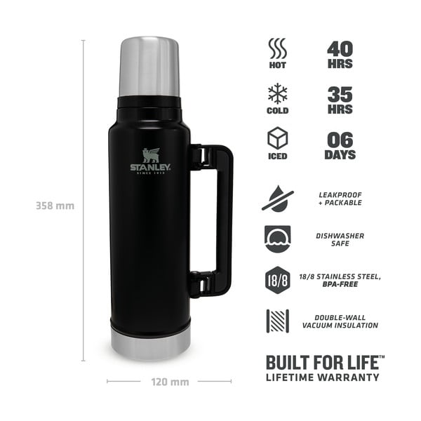 Termos cu cană negru 1,4 l – Stanley-image-4