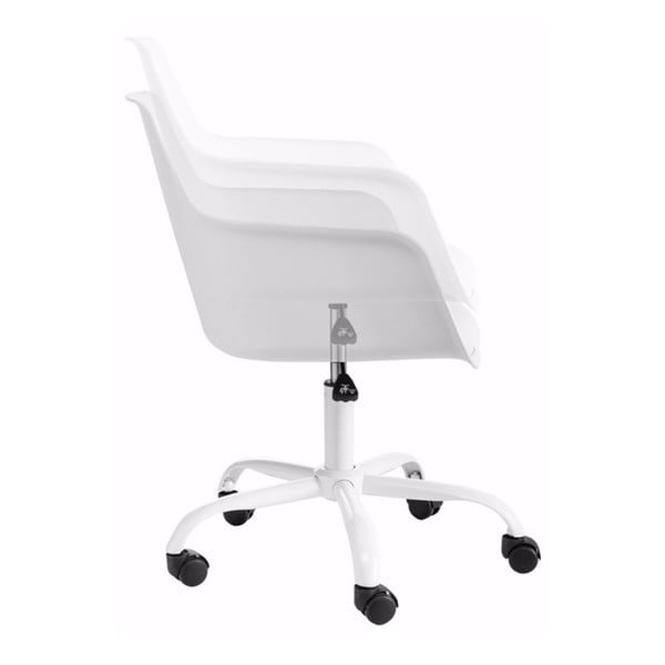  Scaun de birou reglabil Støraa Leslie, alb-image-1