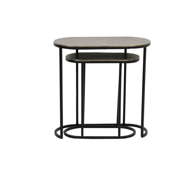 Măsuțe auxiliare 2 buc. din metal 26x53 cm Bocov – Light & Living-image-2