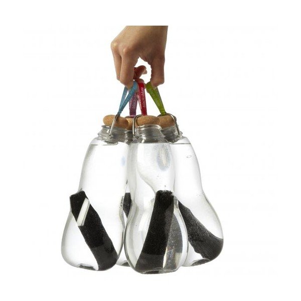 Sticlă și cărbune activ Black + Blum Eau Good, 800 ml, albastru-image-2