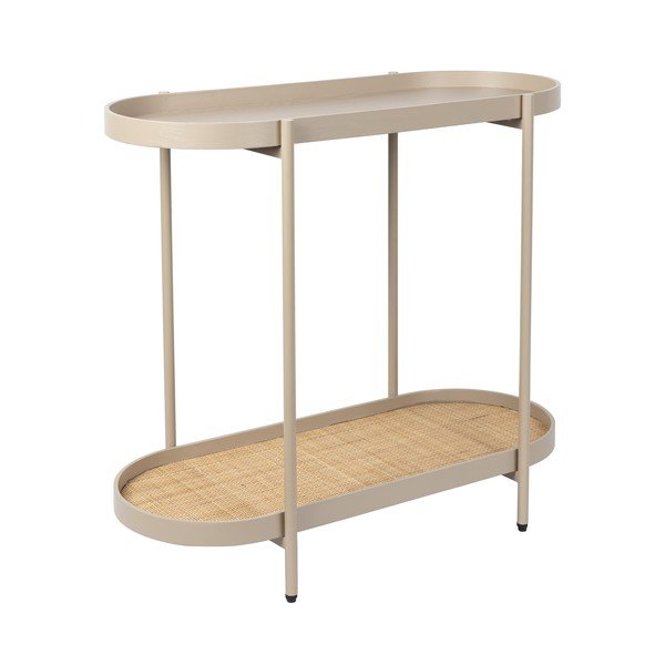 Masă consolă bej 39x85 cm Amaya – White Label-image-3