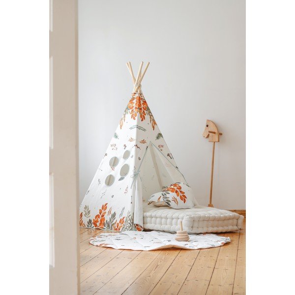 Covoraș de joacă  pentru copii alb Forest Friends – Moi Mili-image-4