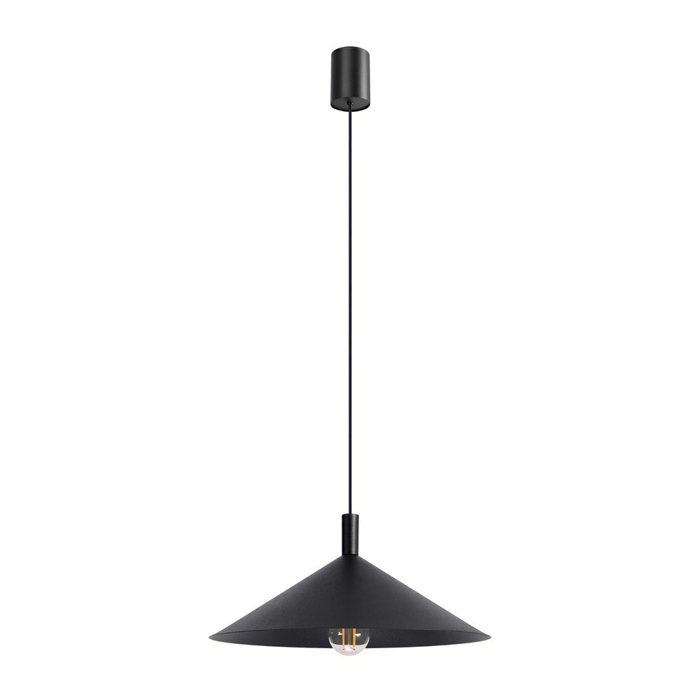 Lustră neagră din oțel ø 40 cm Zylo – Sollux