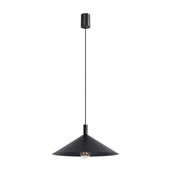 Lustră neagră din oțel ø 40 cm Zylo – Sollux