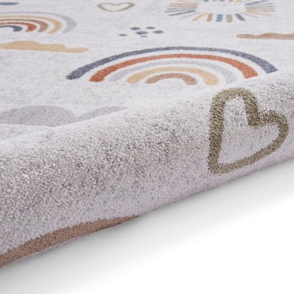 Covor pentru copii crem 80x150 cm Vida Kids Rainbow – Think Rugs-image-4