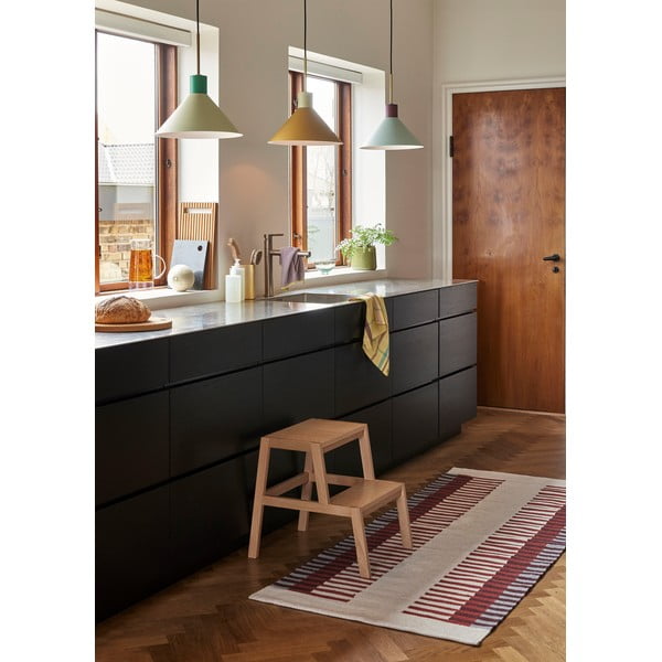 Covor Hübsch Sarah, 80 x 200 cm, bej - roșu-image-1