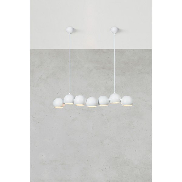 Lustră albă cu abajur din metal Cupolo – Markslöjd-image-4