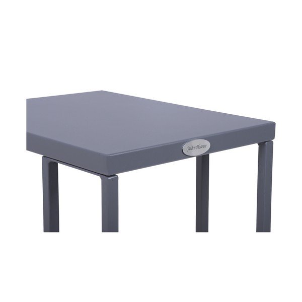 Masă auxiliară de grădină din oțel 43x30,5 cm Dorea – Garden Pleasure-image-2