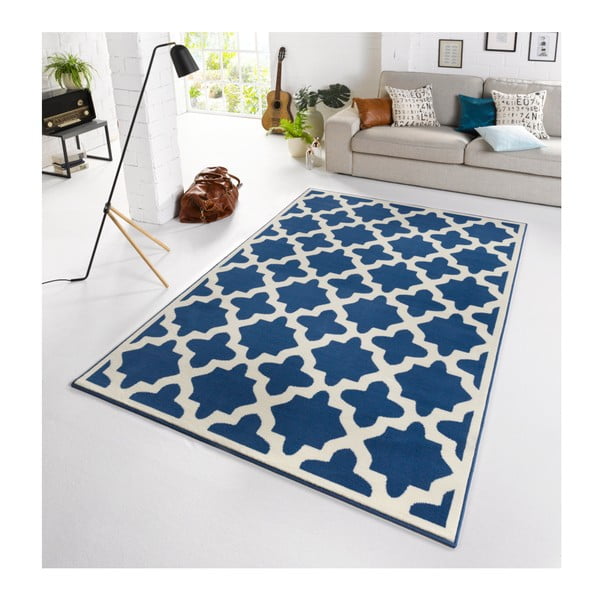 Covor Zala Living Noble, 200 x 290 cm, albastru-alb-image-3