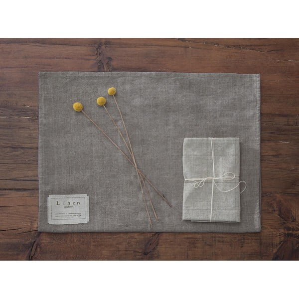 Set 4 șervețele textile Really Nice Things Grey Lines, 43 x 43 cm-image-3