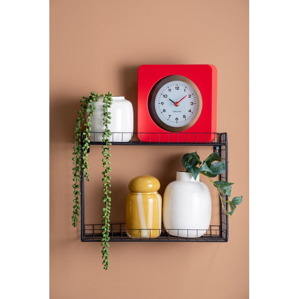 Raft negru etajat din oțel 40 cm Reja – PT LIVING-image-1