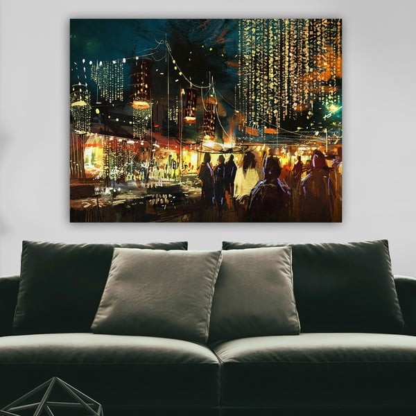 Tablou 100x70 cm City Street – Wallity-image-1