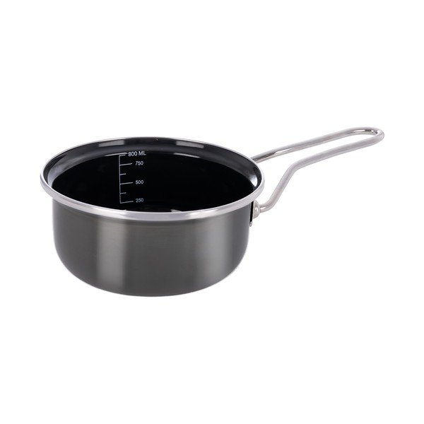 Tigaie smalțuită 800 ml Metalic – Orion-image-3