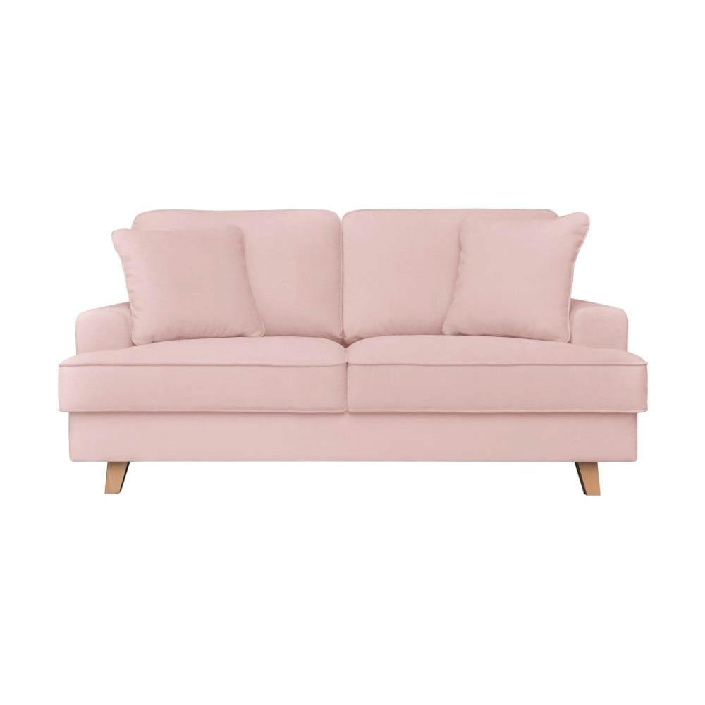 Canapea cu 2 locuri Cosmopolitan design Madrid, roz deschis