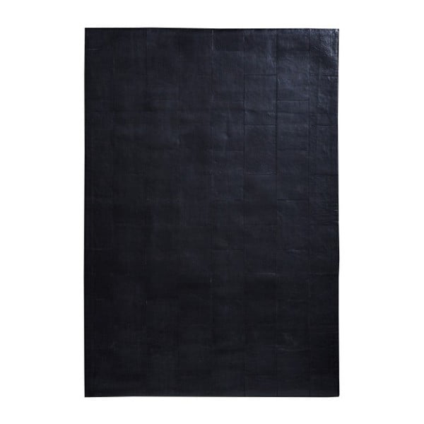Covor din piele Fuhrhome Athens, 170 x 240 cm, negru