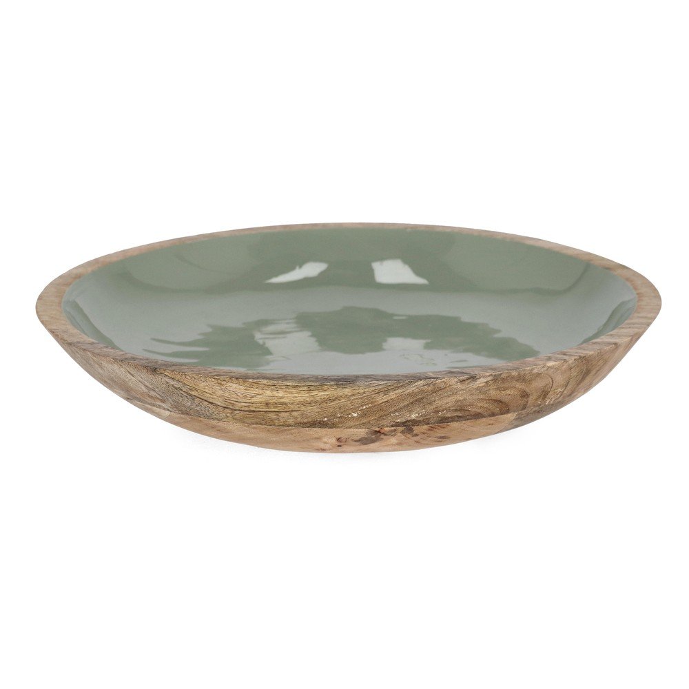 Bol verde din lemn ø 38 cm Thara – Yes Everyday