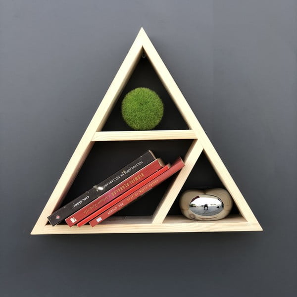 Raft suspendat din lemn Simple Triangle-image-3