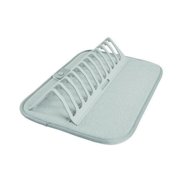 Scurgător de vase albastru deschis din plastic 36x28 cm – Homéa