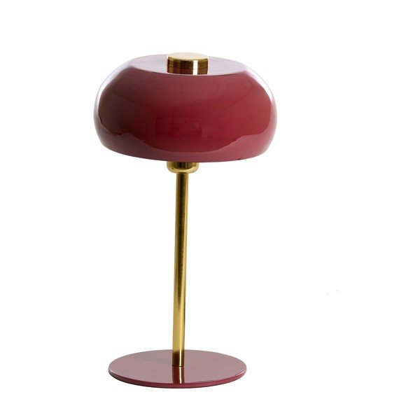 Veioză burgundy cu abajur din metal (înălțime 40 cm) Surin – Light & Living-image-3