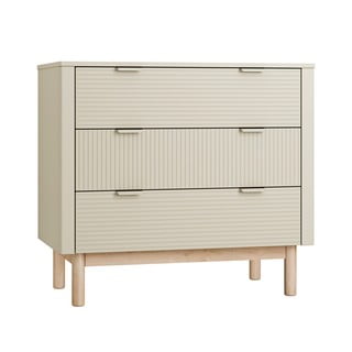 Comodă pentru copii bej joasă 100x52 cm Miloo – Pinio