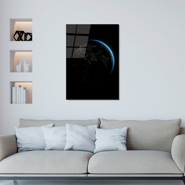 Tablou din sticlă 70x100 cm Earth – Wallity-image-3