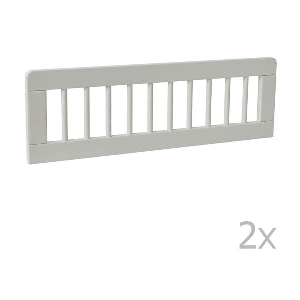 Set 2 bariere pentru pătuț Pinio Basic, 200 x 90 cm, alb-image-1