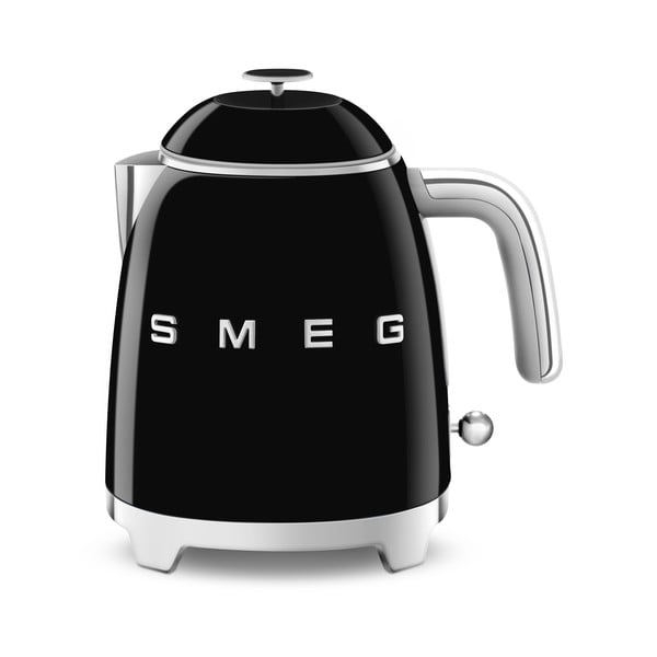 Ceainic electric negru din oțel inoxidabil 800 ml Retro Style – SMEG