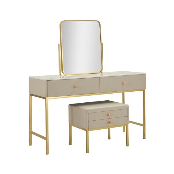 Masă de machiaj din lemn de pin 45x120 cm Luxury – Mauro Ferretti