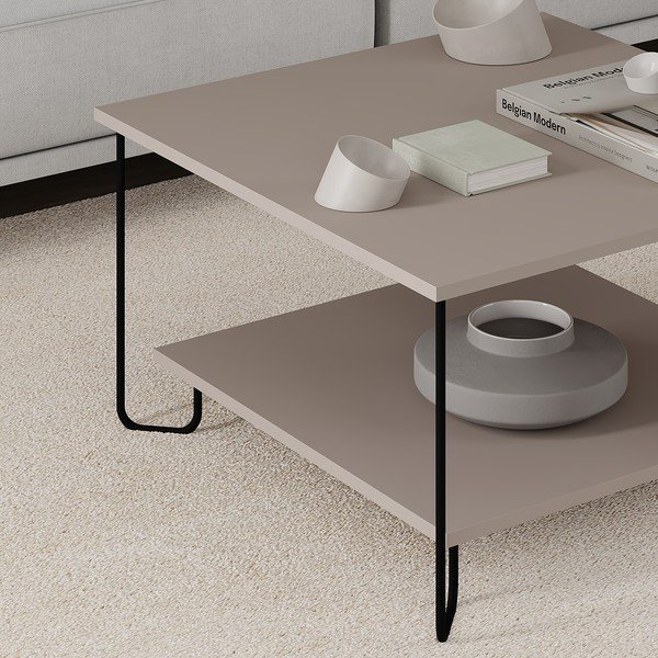 Măsuță de cafea gri 80x80 cm Tonka – Marckeric-image-2