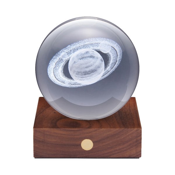 Decorațiune luminoasă maro închis cu USB Amber – Gingko