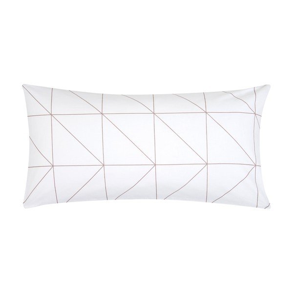 Față de pernă decorativă din bumbac ranforce by46, 40 x 80 cm, roz-image-2