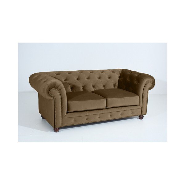 Canapea Max Winzer Orleans Velvet, 196 cm, maro deschis-image-4