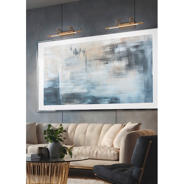 Aplică de perete alămie LED Cuadro – Trio-image-1